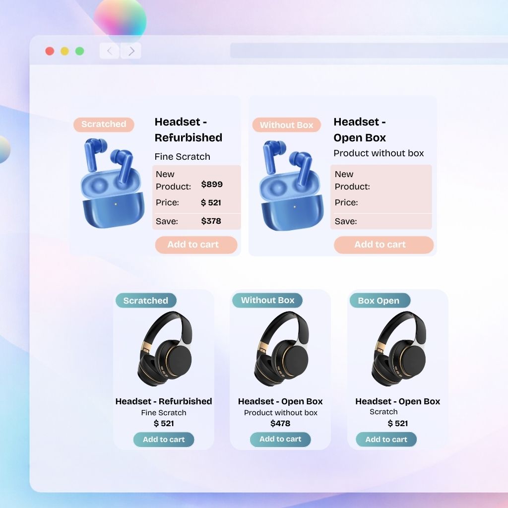 Carousel Listings and List view